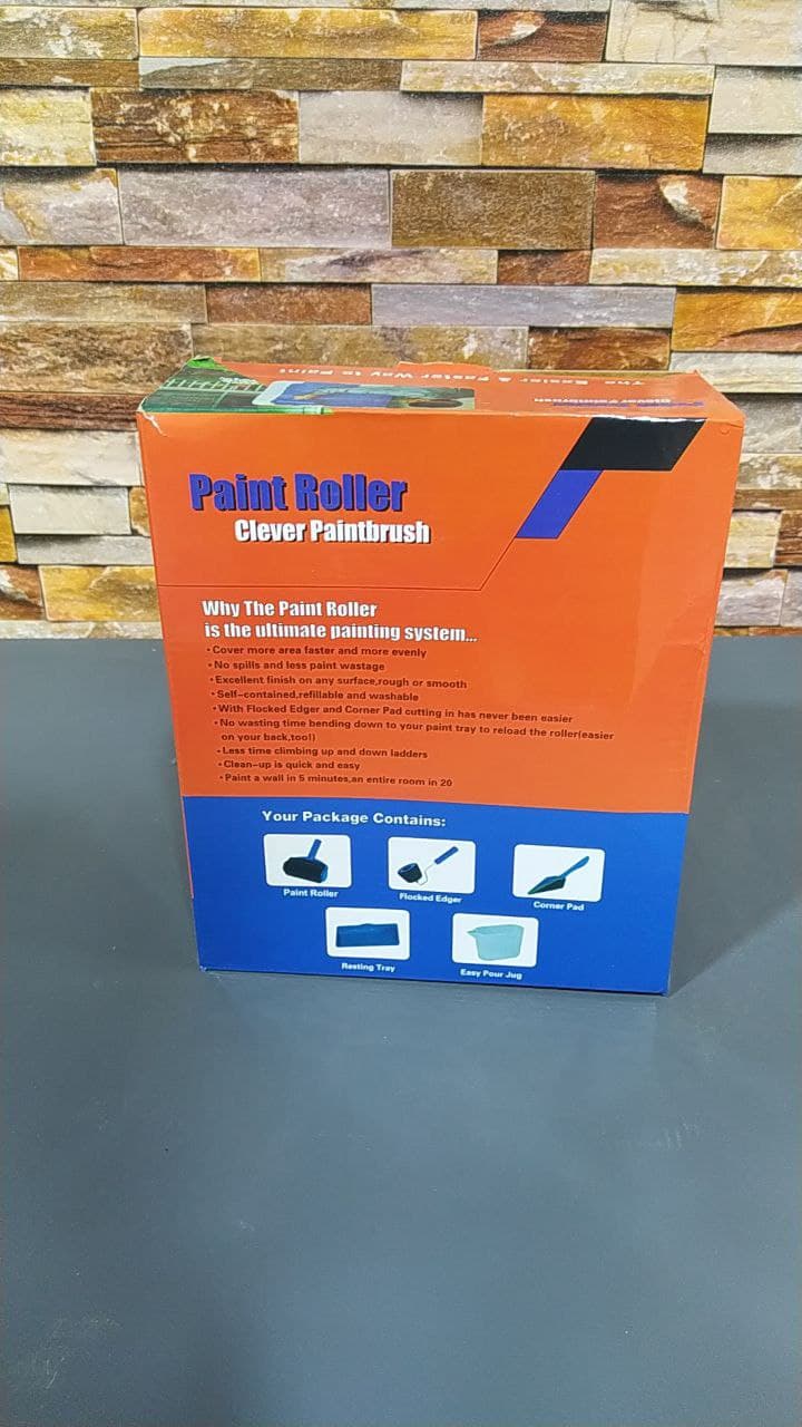 kit Rouleau de peinture mural 7 pièces multifonctionnel