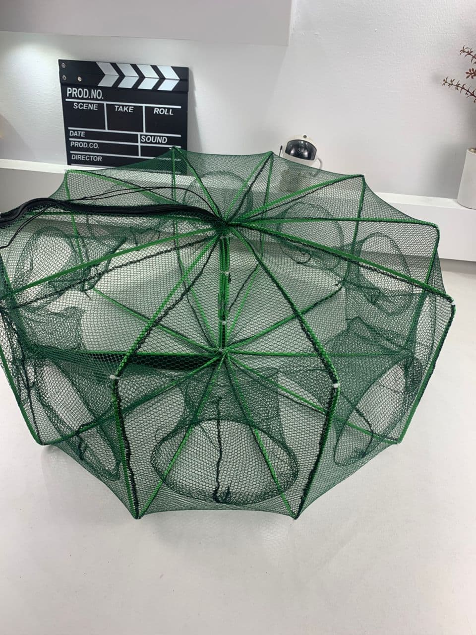 Piège de Pêche Poissons 8 Trous Facile a Installer 80cm