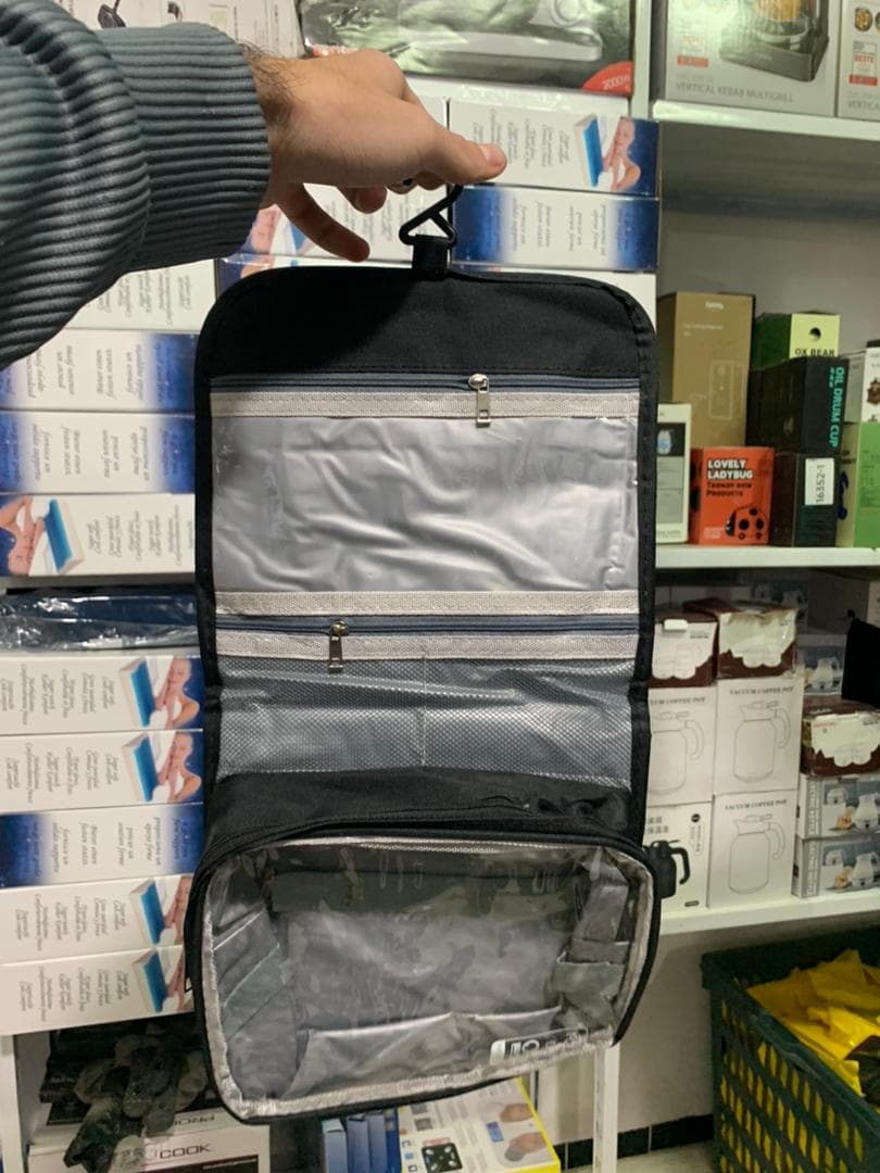 Trousse de Toilette de Voyage à Suspendre, Imperméable et Légère, Grande Capacité