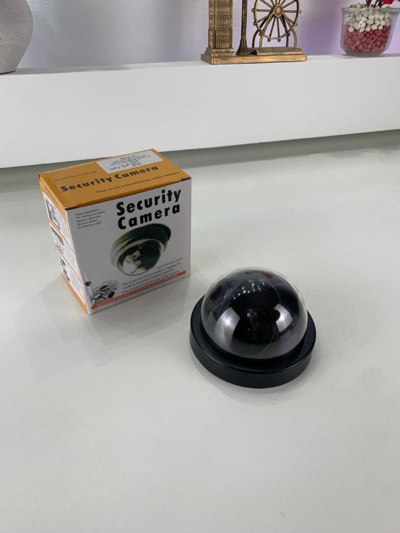 Caméra Factice de Surveillance Dôme avec LED Clignotante – كاميرا مراقبة وهمية مع ضوء 