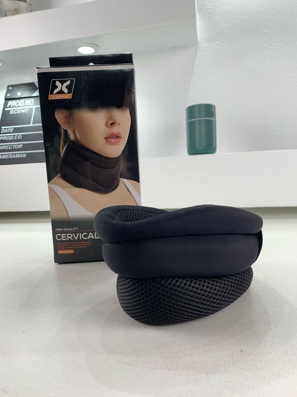 Oreiller cervical unisexe pour le soutien du cou et les douleurs cervicales – وسادة العنق