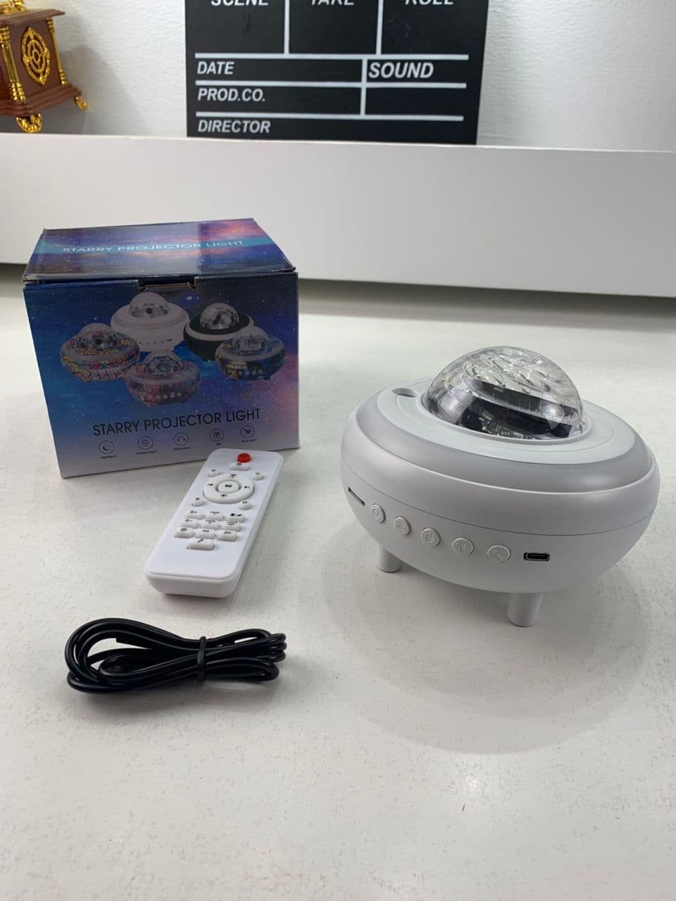 Enceinte Bluetooth et Projecteur de Galaxie 2en1 avec Effet NEBULA- مكبر صوت بلوتوث