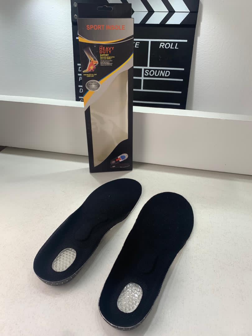Semelles Gel Orthopédique pour amorti Les chocs et soulage Les épines calcanéennes