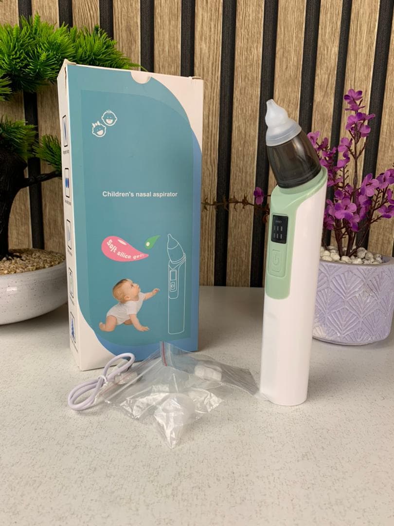Aspirateur Nasal Électrique pour Bébé Adapté aux Nourrissons et Nouveau-nés – جهاز شفط للرضع
