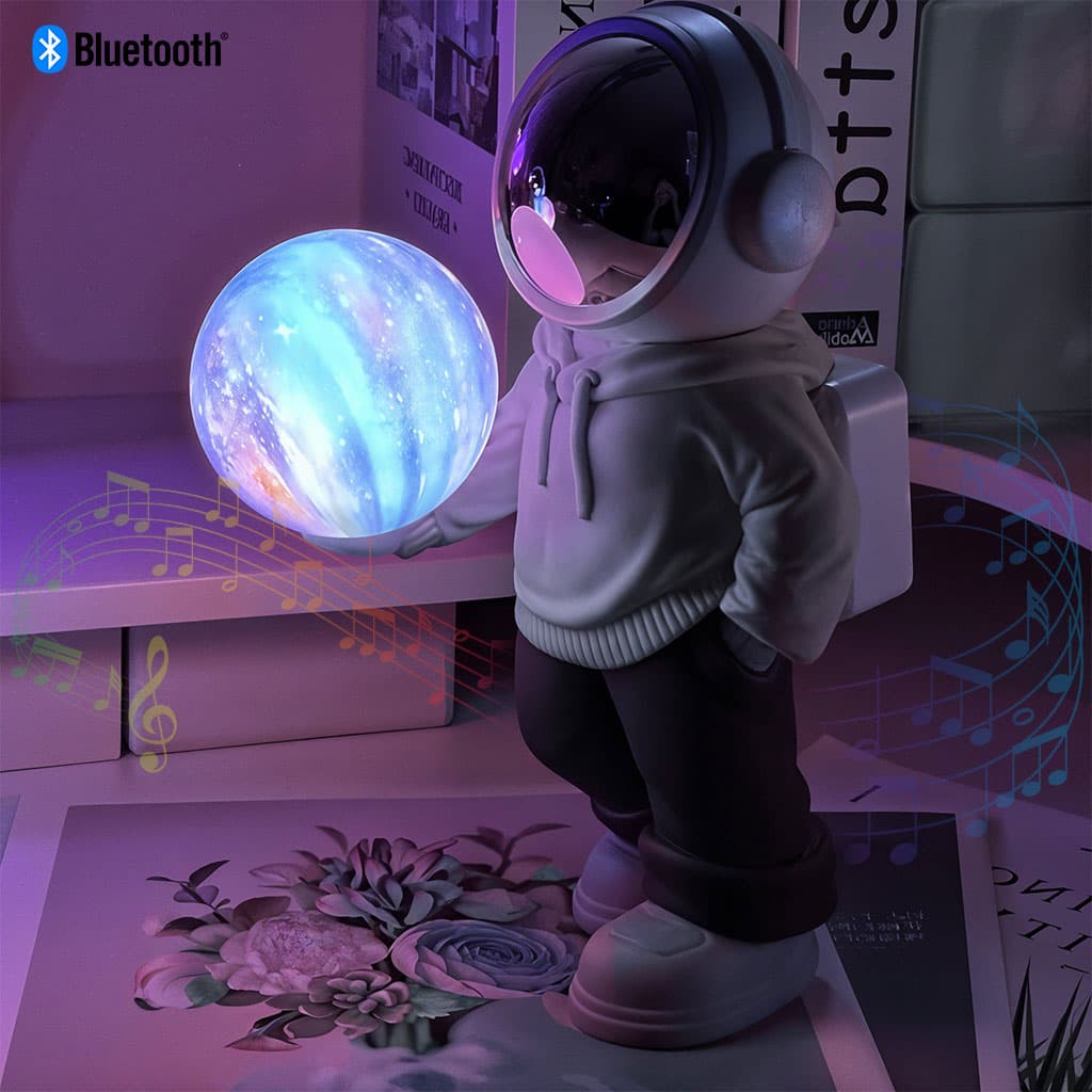 Enceinte bluetooth et lampe astronaute idéale pour la décoration de chambre YM-121 – مصباح ومكبر صوت بلوتوث