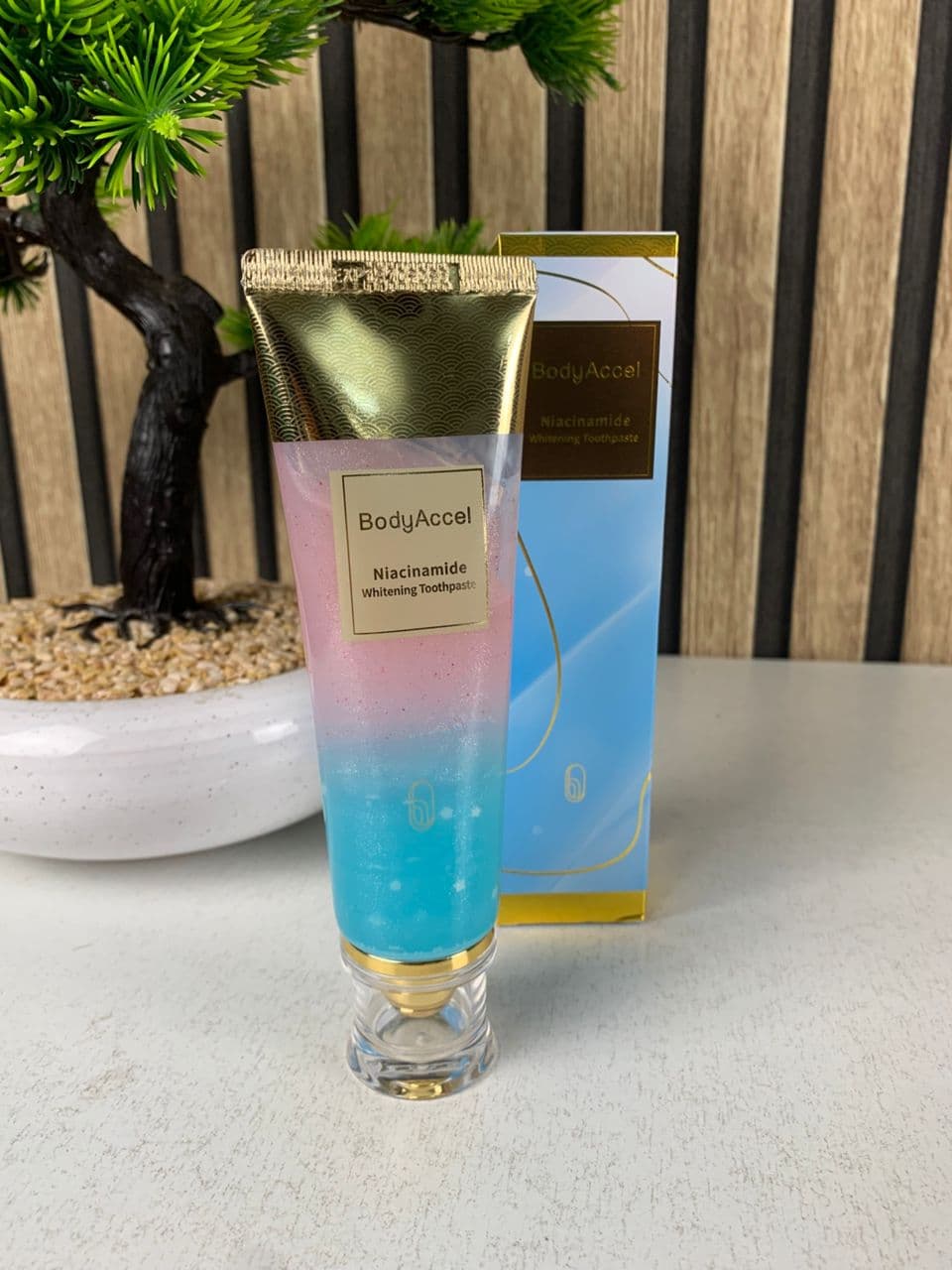 Dentifrice blanchissant à la niacinamide BodyAccel – معجون تبييض الأسنان