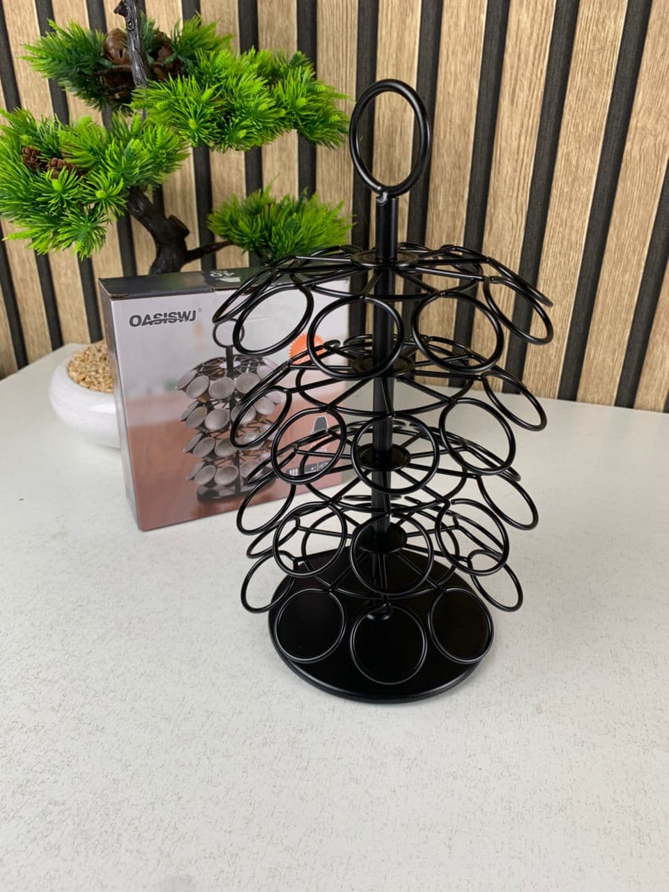 Support Présentoir de Capsules 40 PCS Rotatif 360 Degrés – حامل كبسولات القهوة