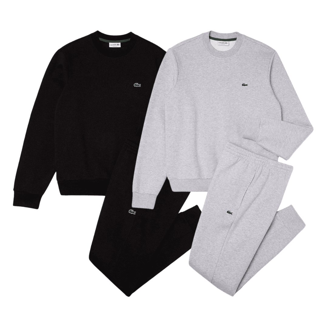 ensemble  LACOST high quality  P15D9 noir/ gris 
