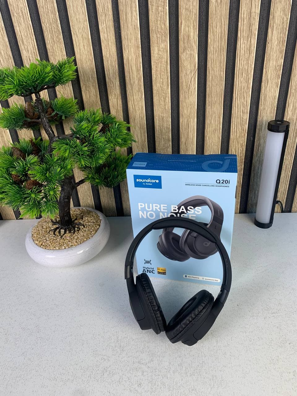 Casque Sans Fil Anker Q20i avec Réduction de Bruit Active - سماعات الرأس اللاسلكية بتقنية إلغاء الضوضاء