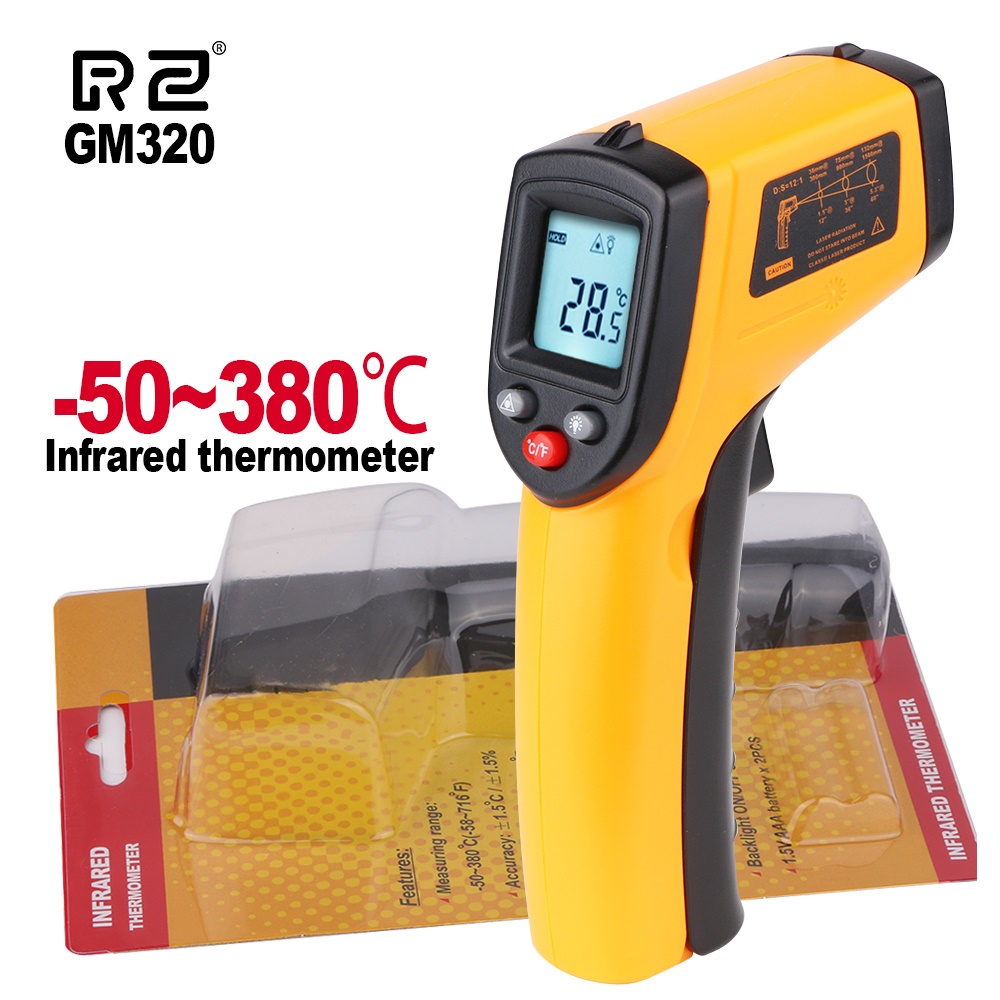 GM320-Therye-com-infrarouge-pyrom-tre-industriel-odorde-temp-rature-laser-num-rique-58-716-1-1.jpg Thermomètre infrarouge pour Mesuré la Température Corporel GM320 - الصورة 1