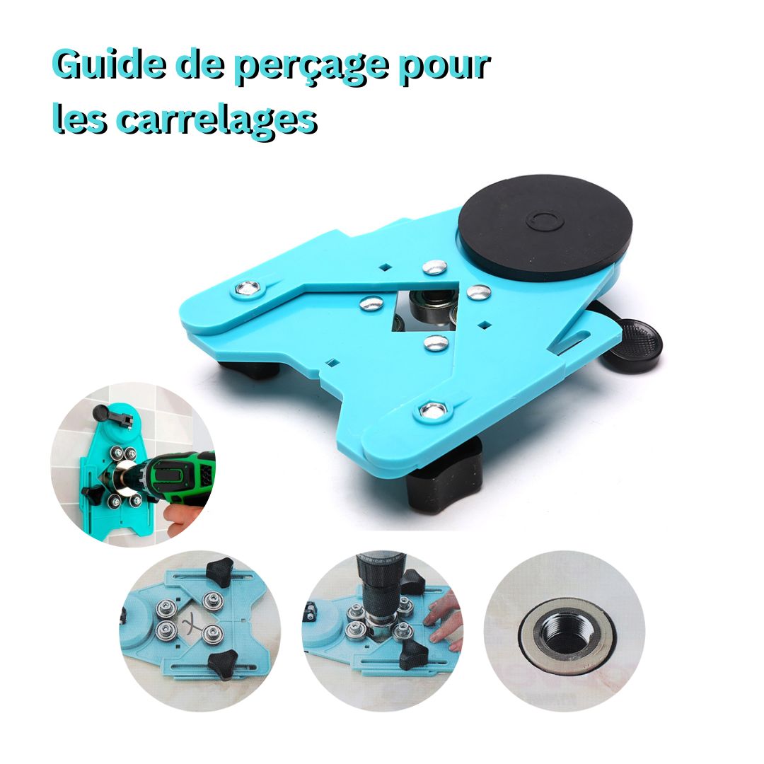 xr:d:DAFi_npye6U:19,j:4733870506,t:23051515 Guide de perçage pour les carrelages avec ventouse de base sous vide - الصورة 1