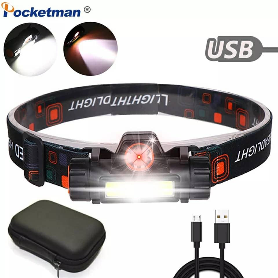WhatsApp-Image-2022-11-10-at-4.03.17-PM-5.jpeg Lampe frontale à Led Portable imperméable Rechargeable USB - الصورة 1