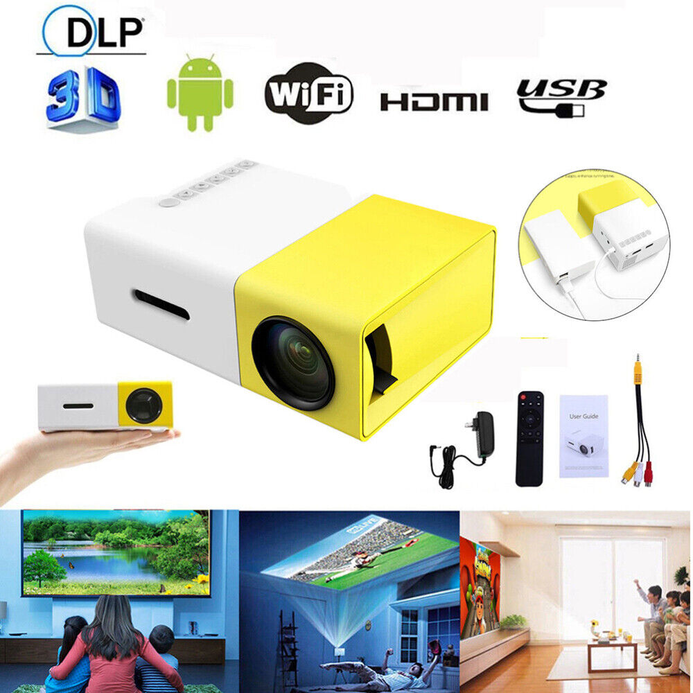 s-l1600-5-2.jpg Projecteur Home Cinéma Multimédia 1080P Borrego YG300 FULL HD - الصورة 1
