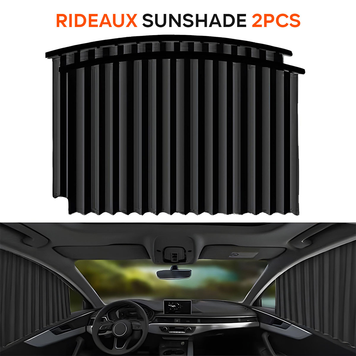 1776595911101_wh5hq2wr_sunshade-2pcs-cnc Rideaux Pare-Soleil Magnétiques pour Voiture 2PCS - ستائر السيارة المغناطيسية الواقية من الشمس - الصورة 1