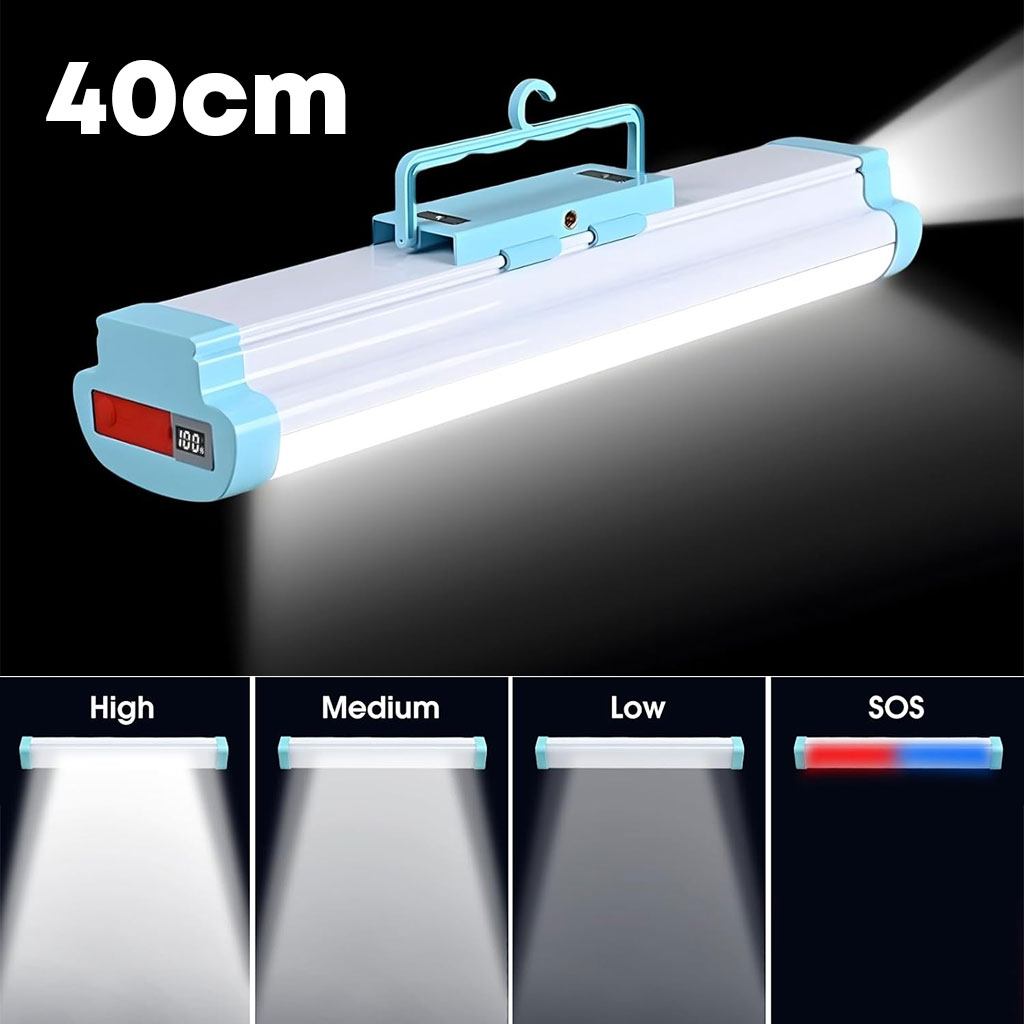 1777389642052_887h8522_lanterne-bleu-gm-cnc-(1) Lanterne de Camping 5-en-1 avec Power Bank GM 6000mAh - مصباح التخييم المغناطيسي متعدد المهام - الصورة 1