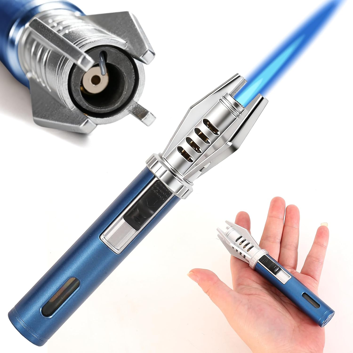 1778421817633_uuklc9ql_71r4wpq5tll._ac_sl1500_ Mini Briquet Torche Professionnel à Jet Flamme - ولاعة مقاومة للرياح (1300 درجة) - الصورة 1