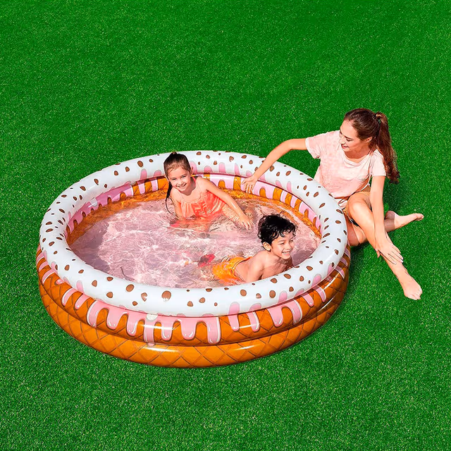 1782643148554-24jsgi Piscine Gonflable pour Enfants Bestway 51144 Thème Crème Glacée - مسبح للأطفال بطابع الآيس كريم - الصورة 1