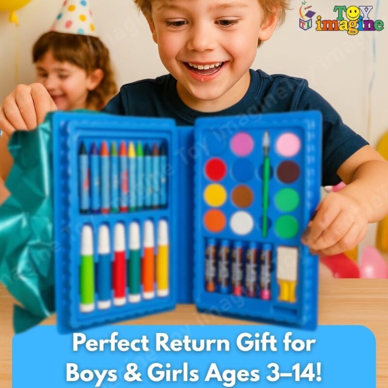 Kit d'Art Complet Peinture pour Enfants 42Pcs - علبة أدوات الرسم والتلوين الشاملة للأطفال مع حقيبة محمولة
